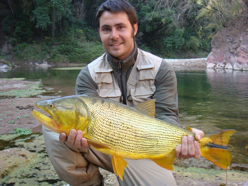 Dorado fishing in the jungle
