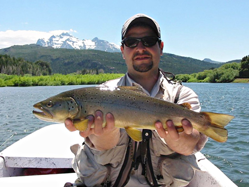 Trout fishing in Patagonia